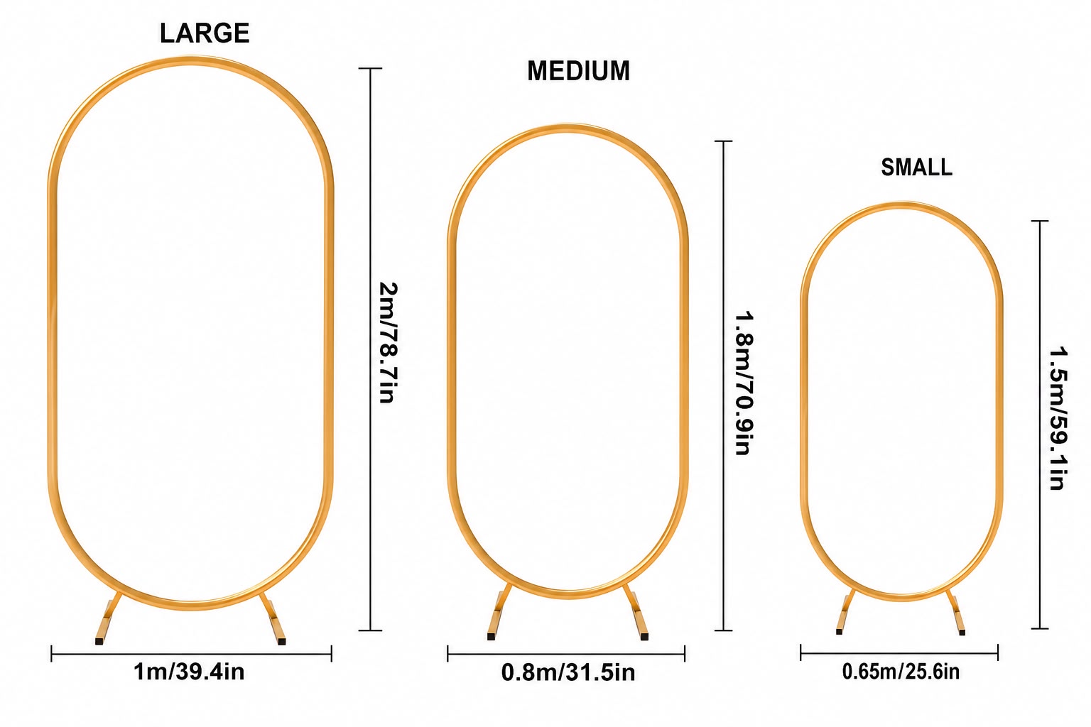 Triple Oval Arch Stand photo 2